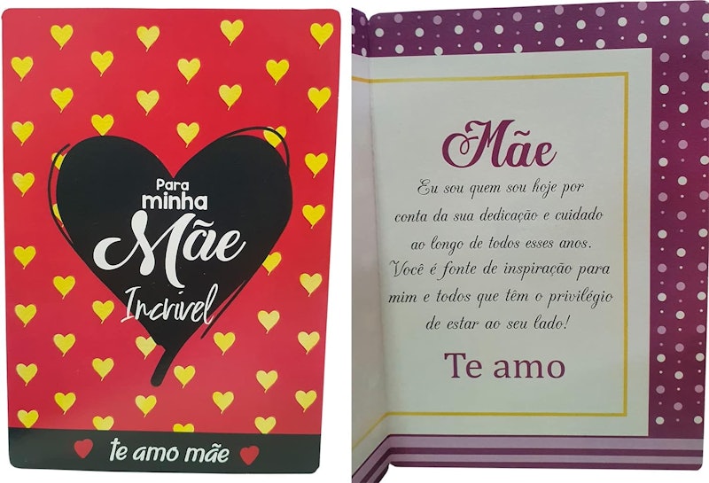 Kit de Presente para Mãe Dia das Mães Almofada, Caneca e Cartão 2