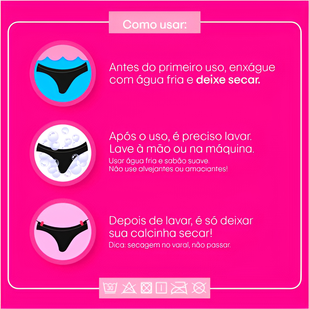 Calcinha Absorvente Intimus Short Intenso 3