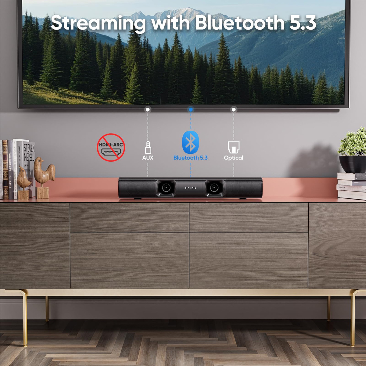 Sistema de Home Theater 2.1 Riowois 5
