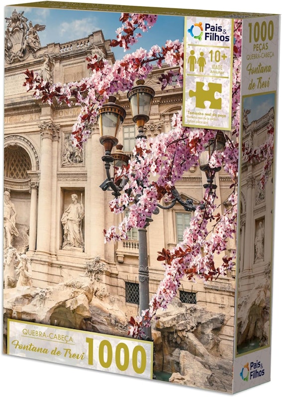Quebra-Cabeças Fontana di Trevi 1000 Peças 1