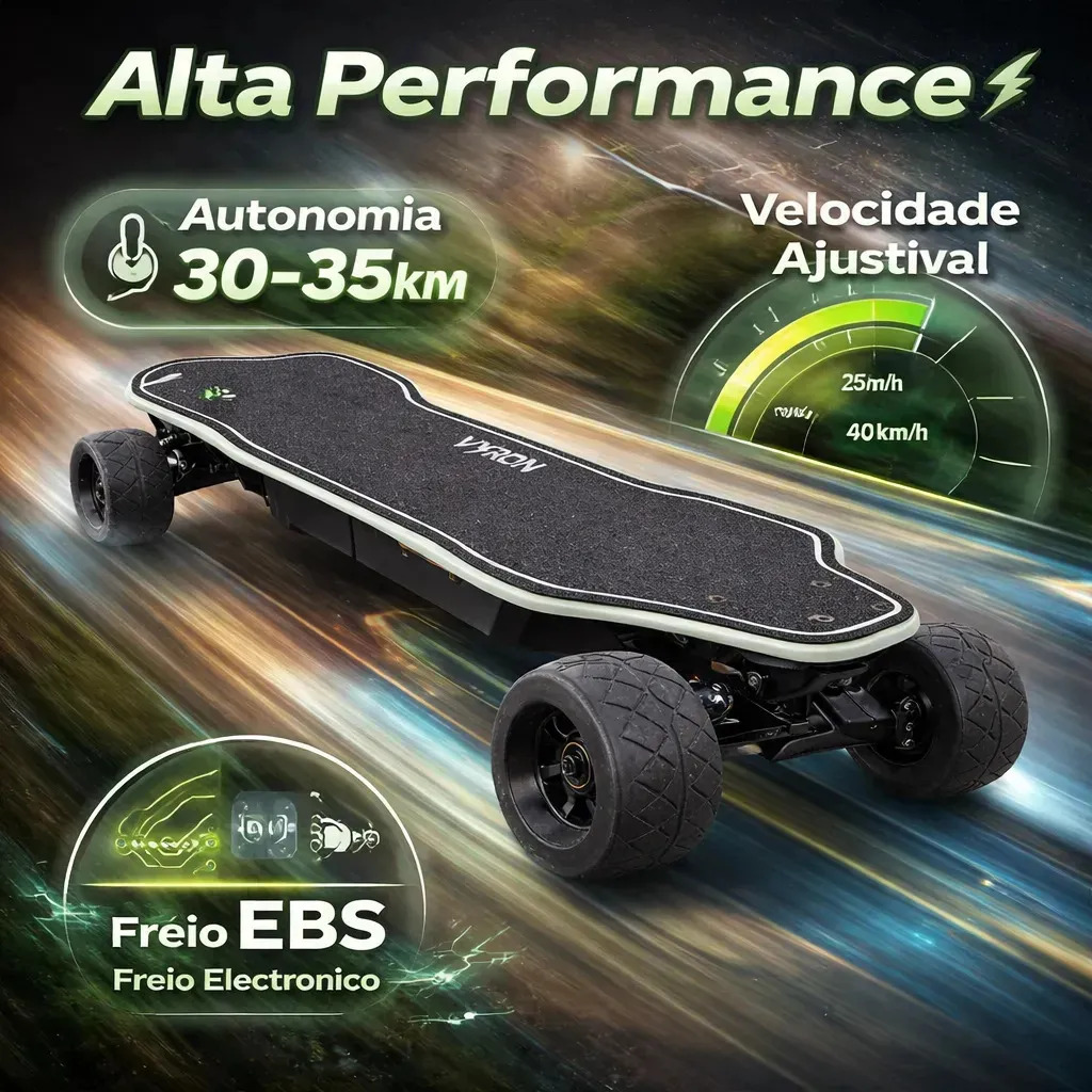 Skate Elétrico Longboard Vyron 3