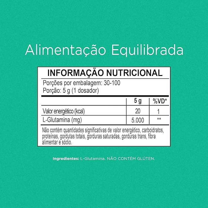 Glutamina em Pó Glutamine Nutrify 3