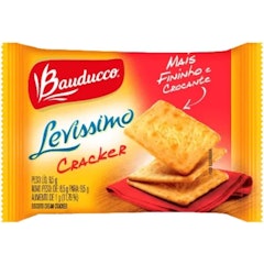 Biscoito Cream Cracker Bauducco Levíssimo Sachê