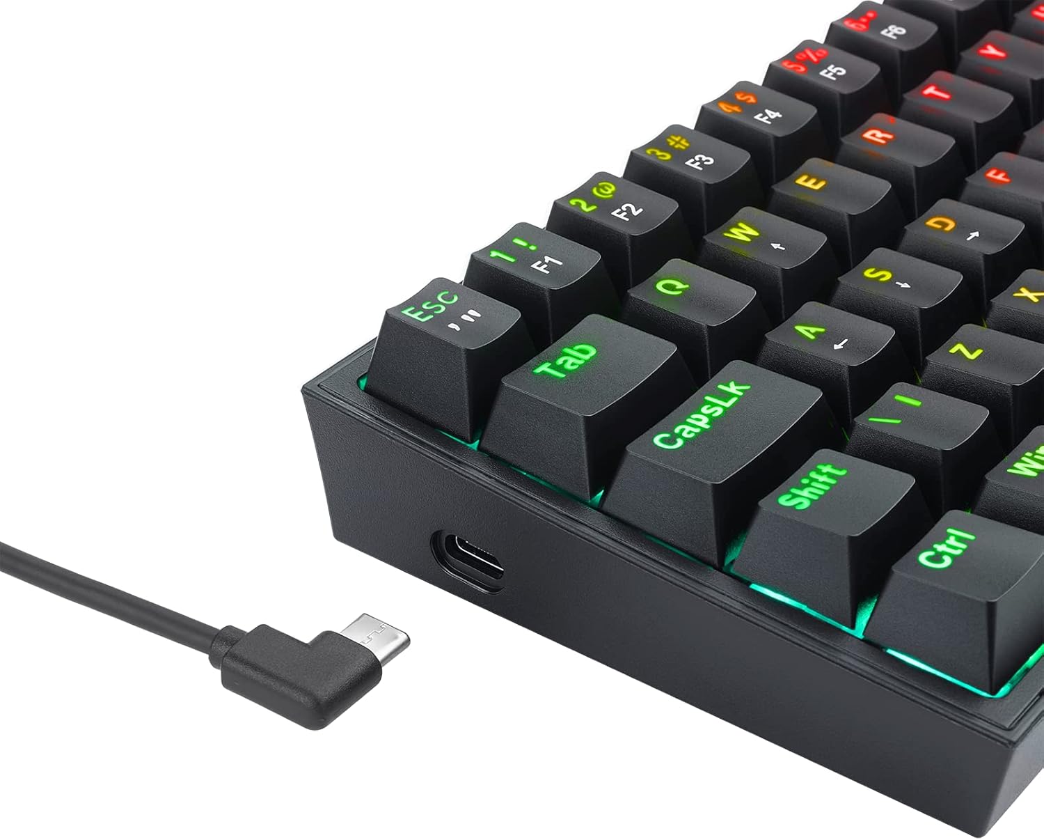 Teclado Mecânico Gamer Compacto Redragon Fizz 5