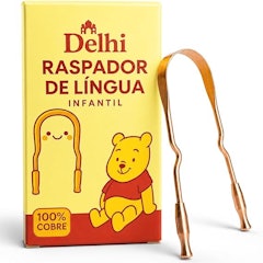 Raspador de Língua Infantil de Cobre