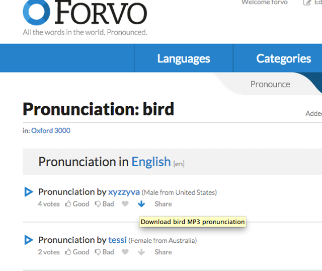 Forvo 3