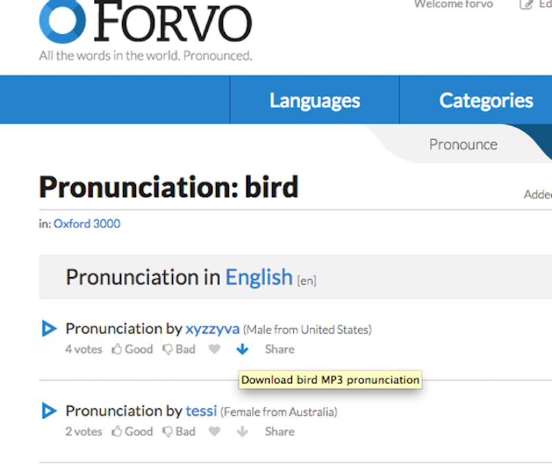 Forvo 3