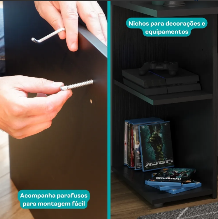 Mesa Gamer Escrivaninha para Computador 5