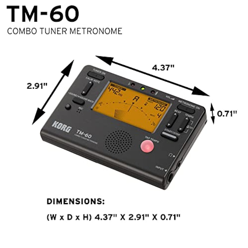 Metrônomo Afinador Korg TM-60 5