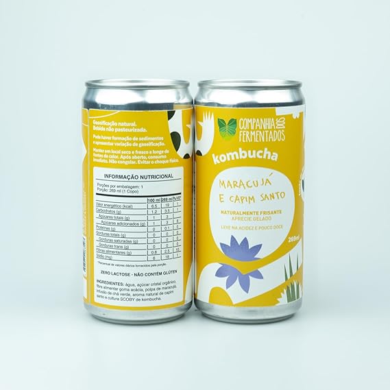 Kombucha de Maracujá com Capim-Santo 1