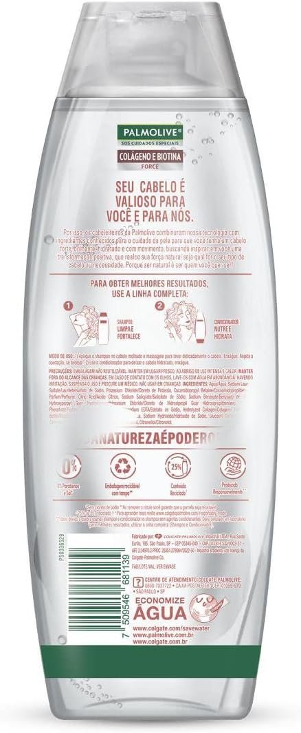 Shampoo Palmolive SOS Cuidados Especiais com Colágeno 2