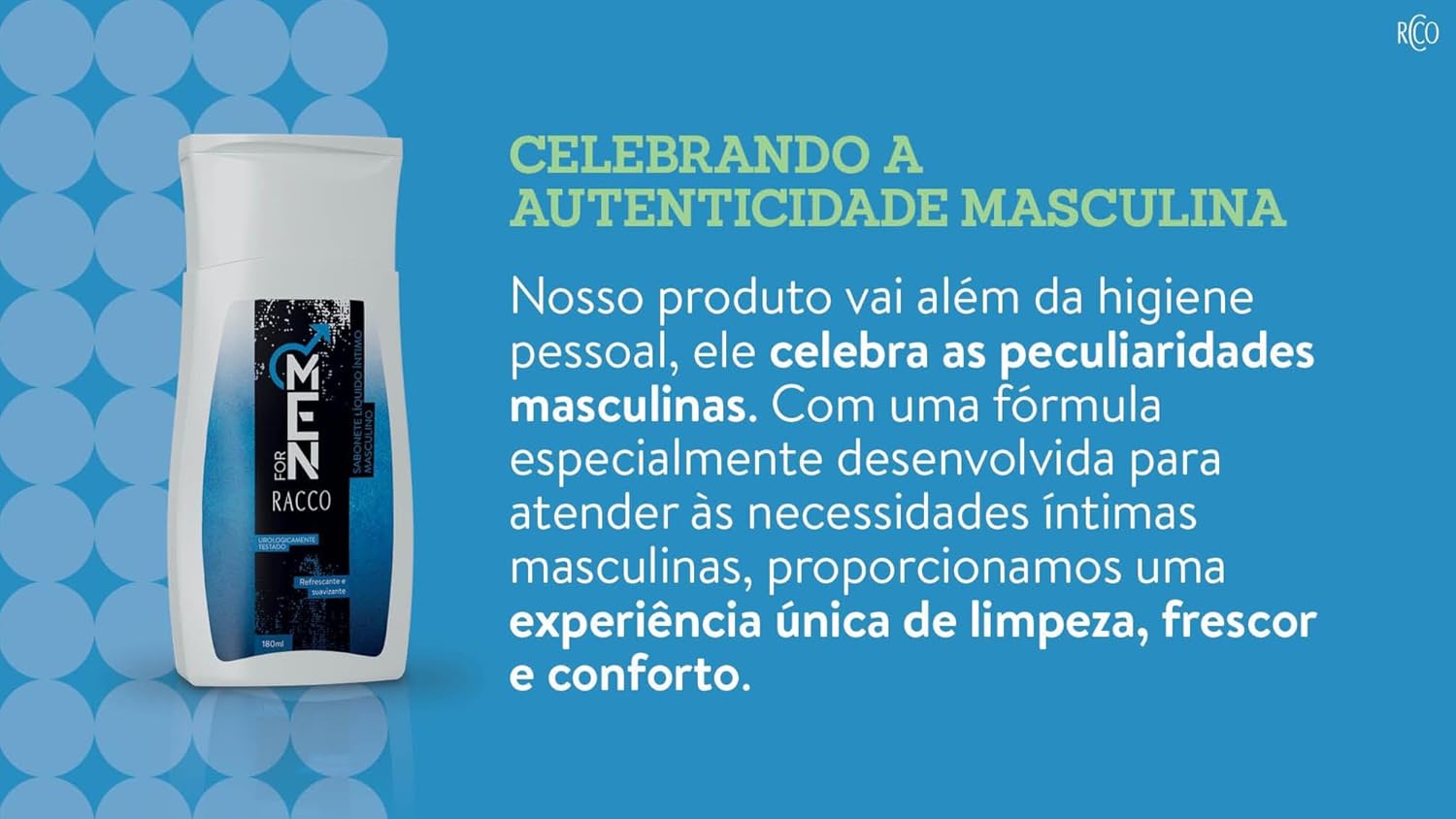 Sabonete Líquido Íntimo For Men Racco 2