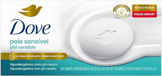 Sabonete em Barra Pele Sensível 6 Unidades 1
