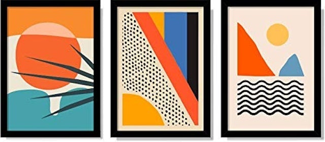 Quadros Abstrato Moderno Tropical Decoração 1