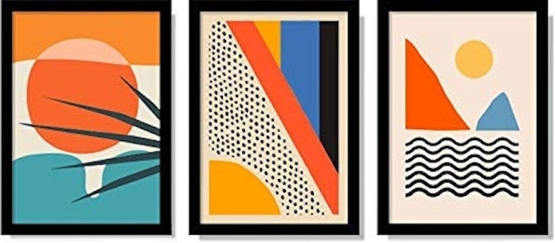 Quadros Abstrato Moderno Tropical Decoração 1