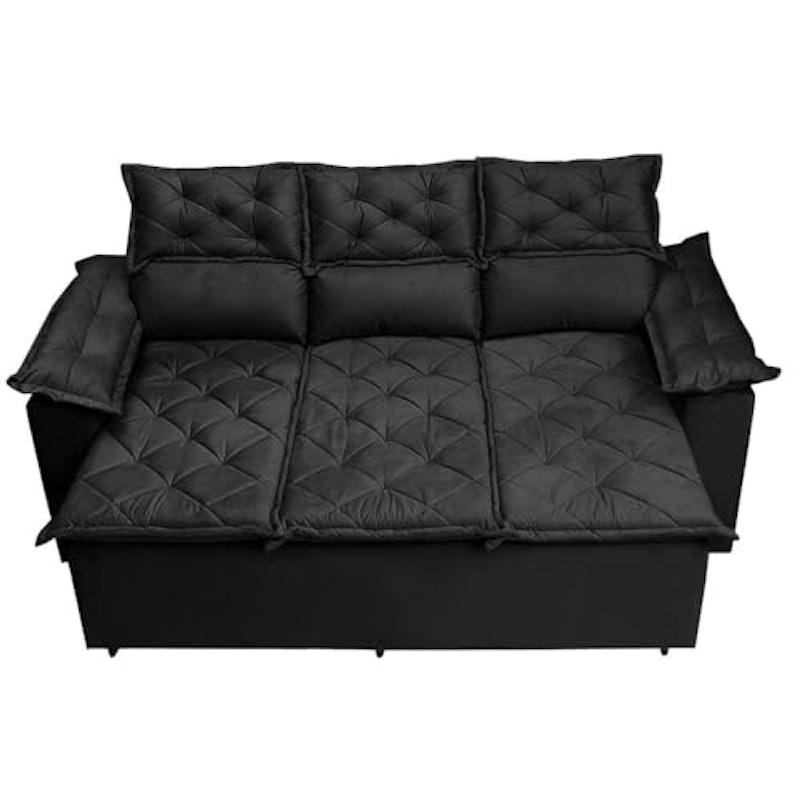 Sofá 3 Lugares Retrátil e Reclinável Cama inBox Compact 1