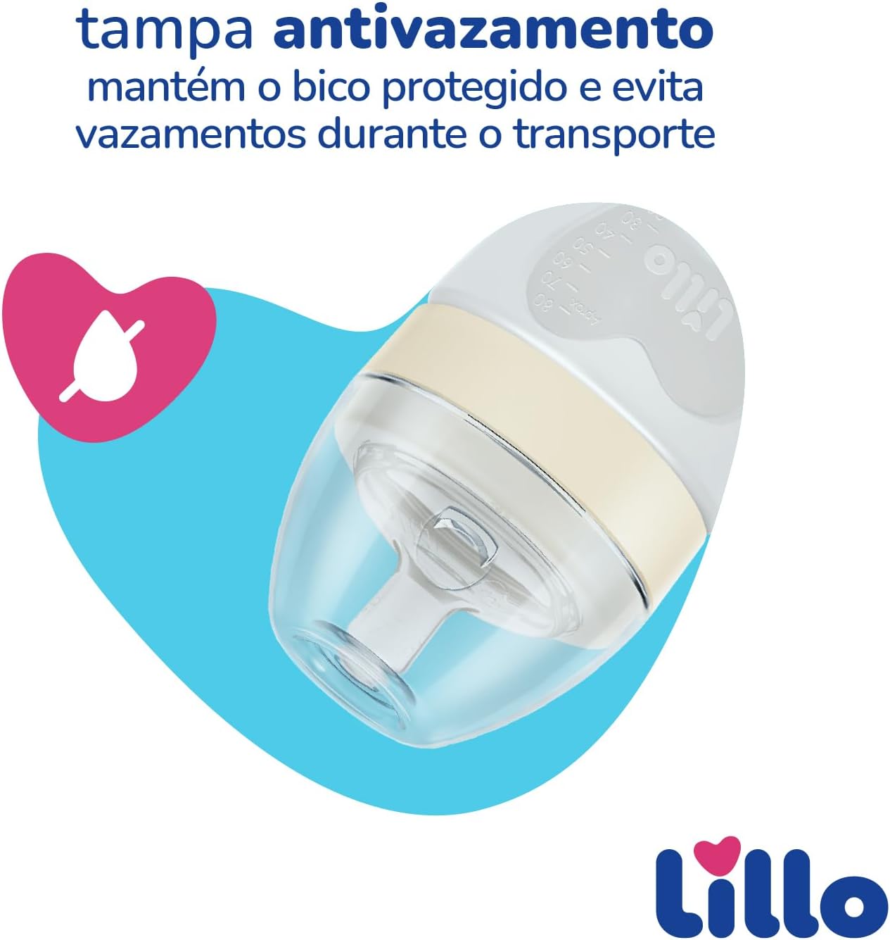 Mamadeira Lillo Evolution Newborn 80 ml 4
