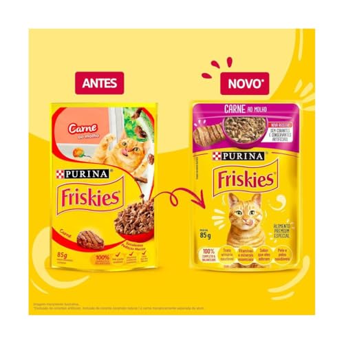 Sachê Friskies Carne ao Molho 2