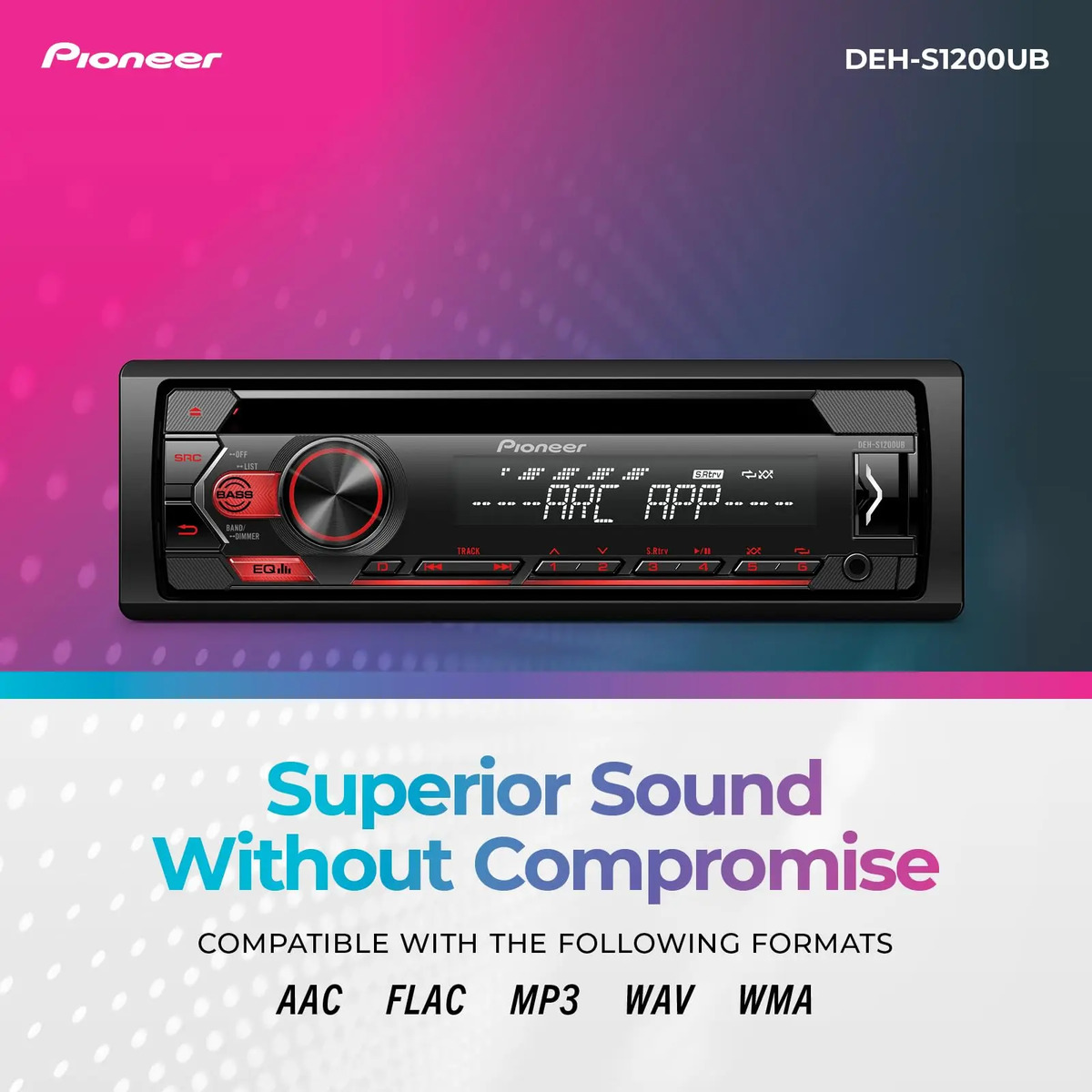Som Automotivo Pioneer DEH-S1200UB 4