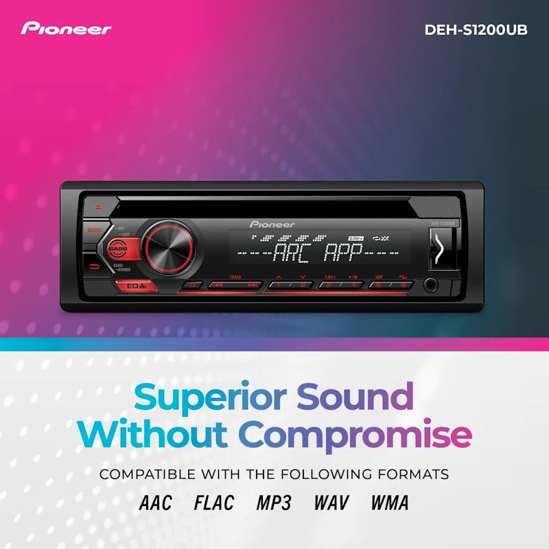 Som Automotivo Pioneer DEH-S1200UB 4