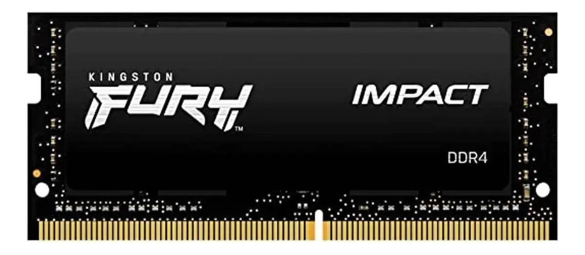 Memória de 8 GB SODIMM DDR4 3200 MHz FURY Impact 1,2 V 1Rx8 260 Pinos para Notebook/Gamers 2