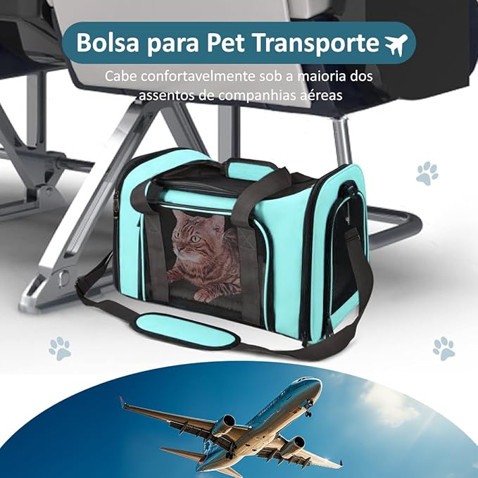 Bolsa Transporte Pet Ventilação em 4 Lados 2