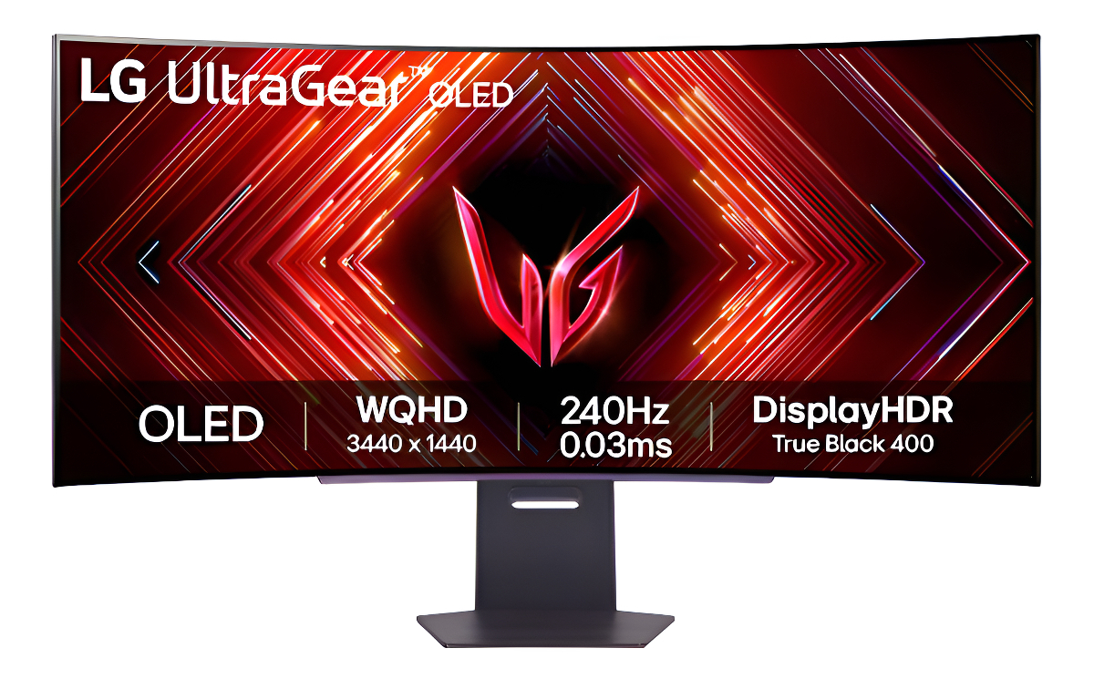 Monitor Gamer LG UltraGear OLED Curvo Tela OLED 45” 1