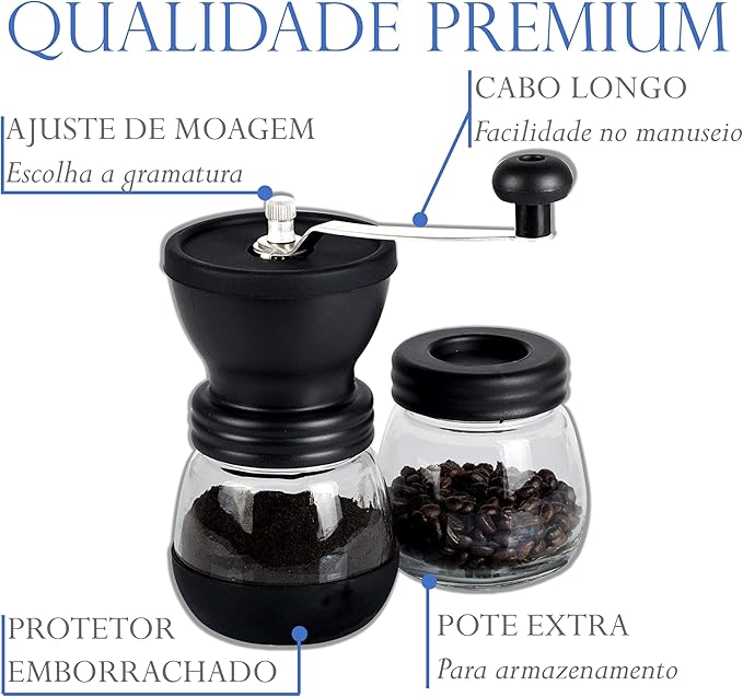 Moedor de Café Preto Unitermi 2