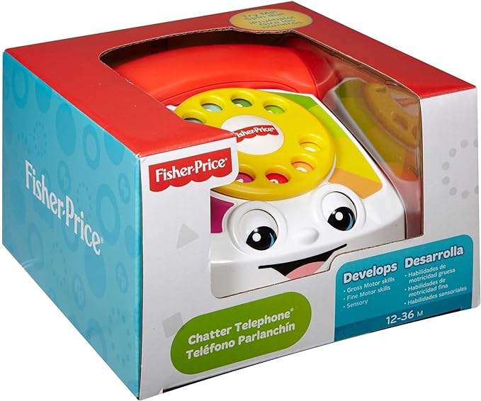 Fisher-Price Brinquedo para Bebês Novo Telefone Feliz 3