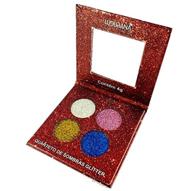 Quarteto de Sombra Glitter Ludurana 3