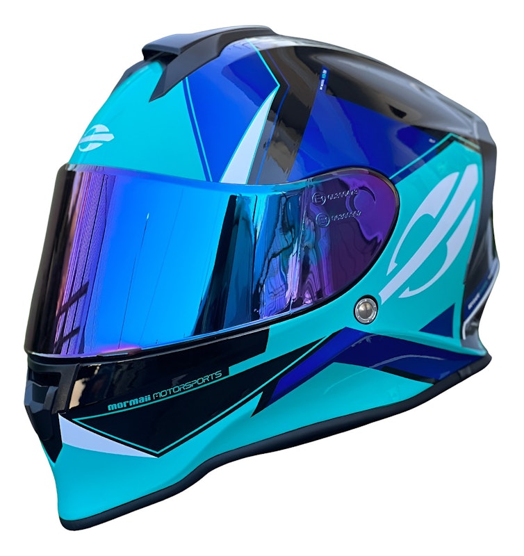 Capacete Fechado Mormaii M1 Tech Azul 1