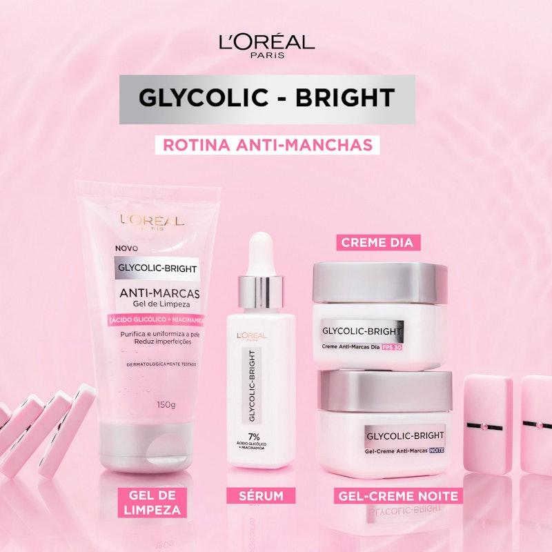 Gel de Limpeza Facial Antimarcas Glycolic Bright 2
