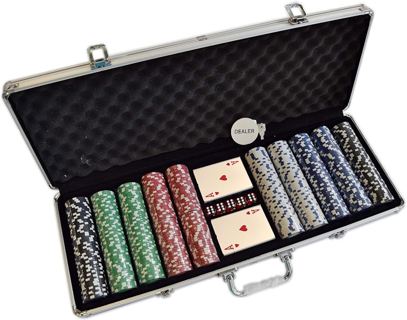 Poker Chip Set 500 Fichas 1