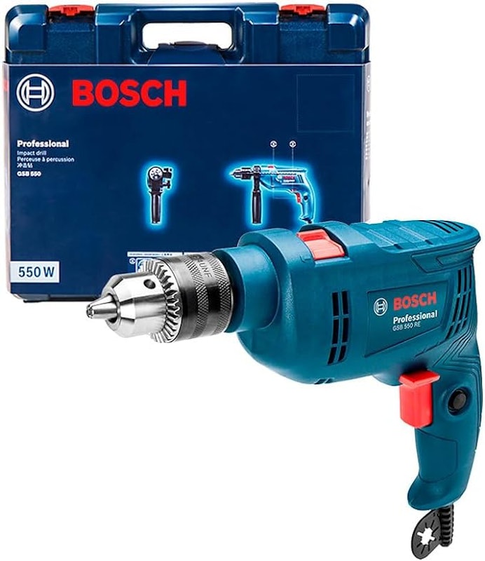 Furadeira de Impacto 550 W com Maleta 1