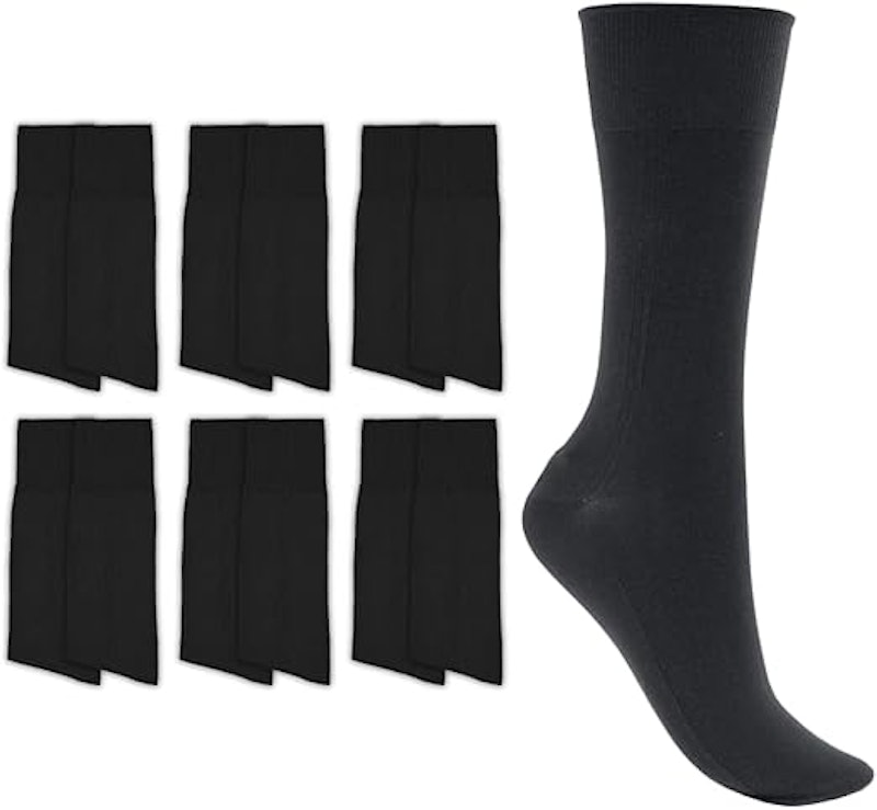 Kit 06 Pares Meia Social Trifil Lisa 100% Poliamida 1