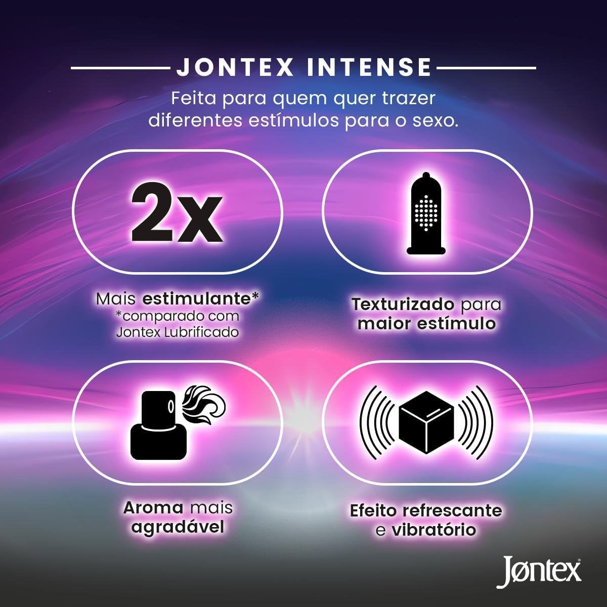 Preservativo Camisinha Jontex Intense 5