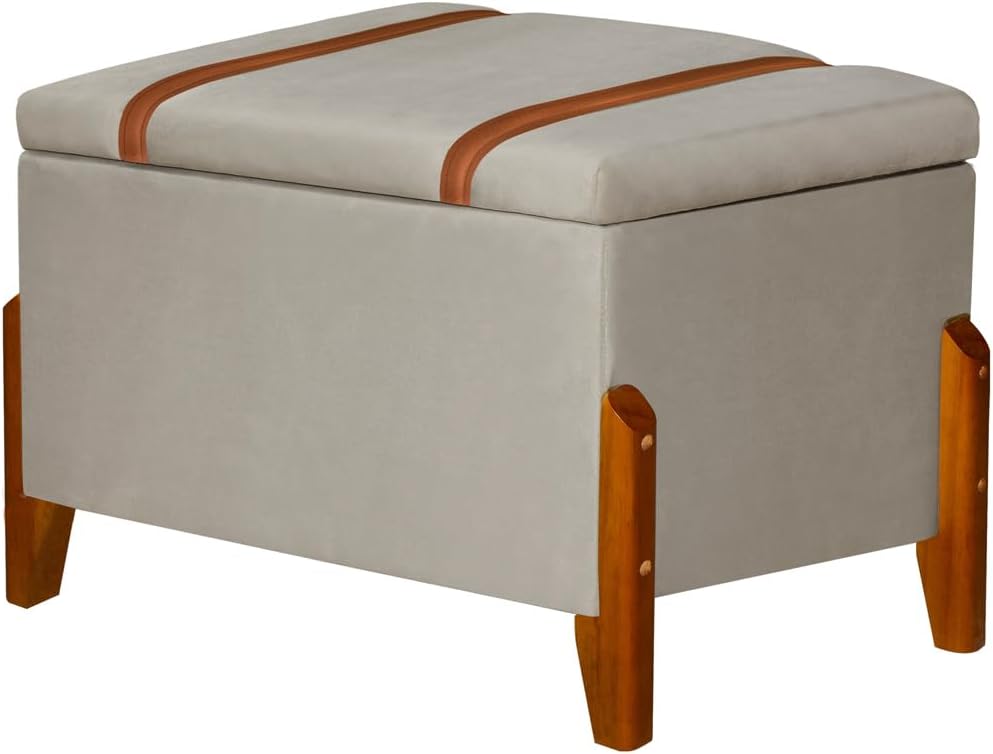 Recamier Baú Puff Moderno Retro 1