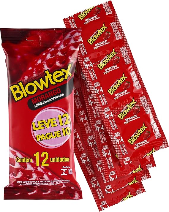Preservativo Blowtex Morango  2