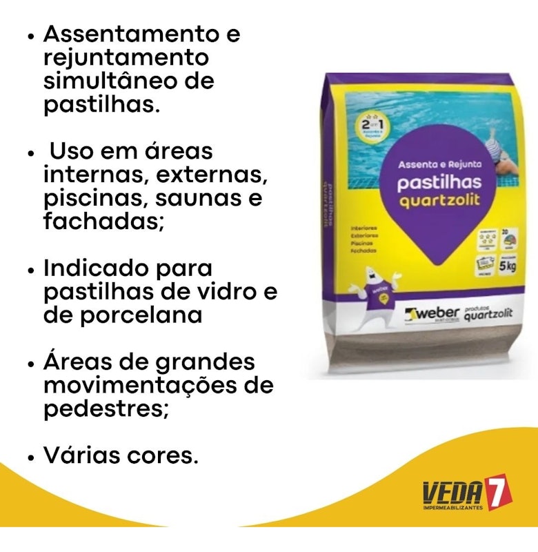 Argamassa Pastilhas Quartzolit 2