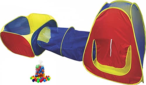Barraca 3 em 1 Infantil com 100 Bolinhas 1
