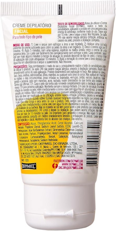 Creme Depilatório Facial 2