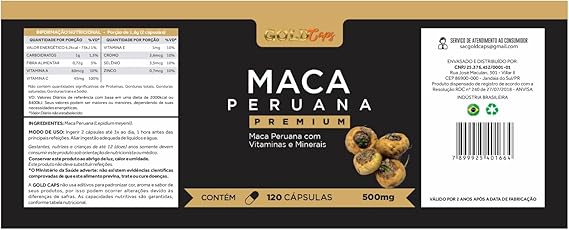 Maca Peruana Premium Gold Caps 2