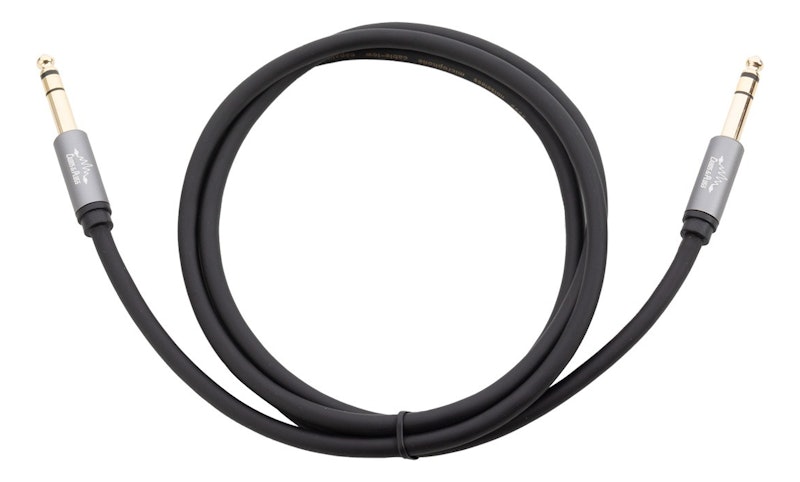 Cabo TRS P10 Stereo 6,35 mm Balanceado Cabos & Plugs 2 m 1