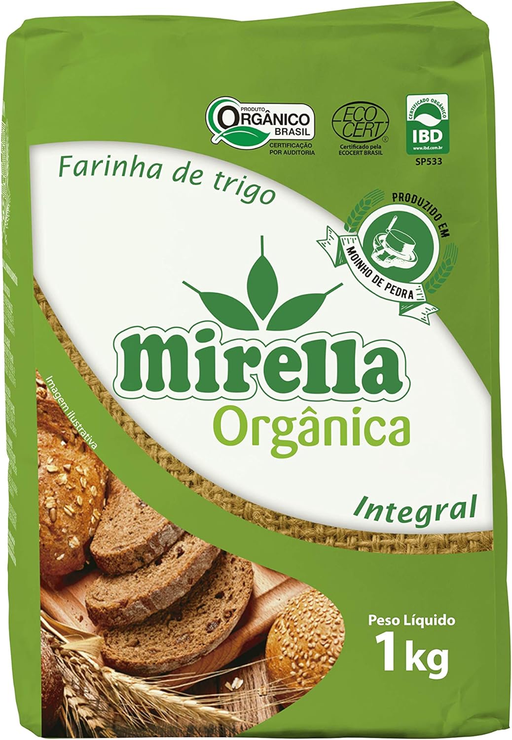 Farinha de Trigo Mirella Orgânica Integral 1