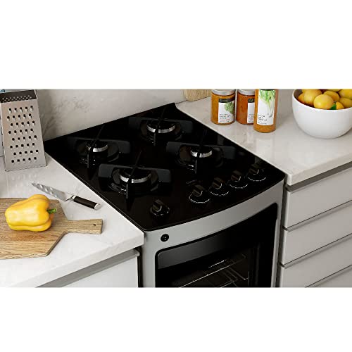 Fogão Consul 4 Bocas Inox com Mesa de Vidro e Grade de Ferro Fundido 4