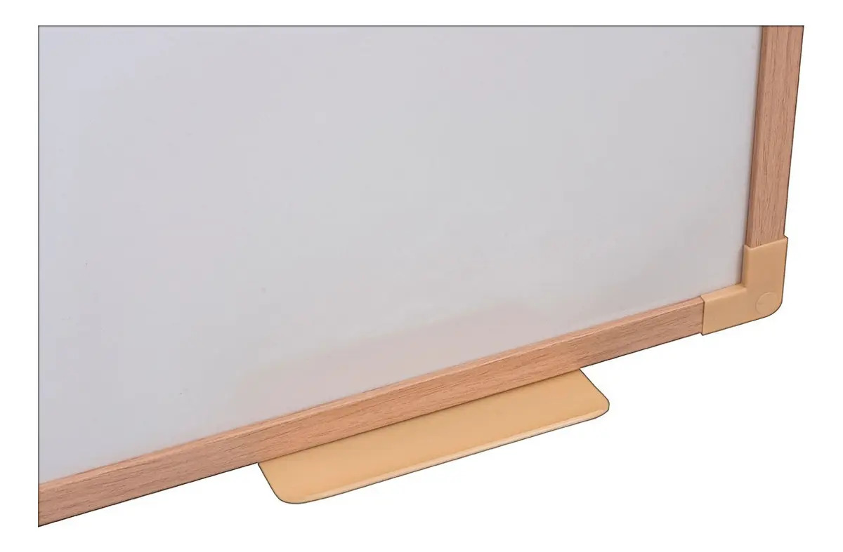 Quadro Branco UV Moldura Madeira 120 x 90 cm 3