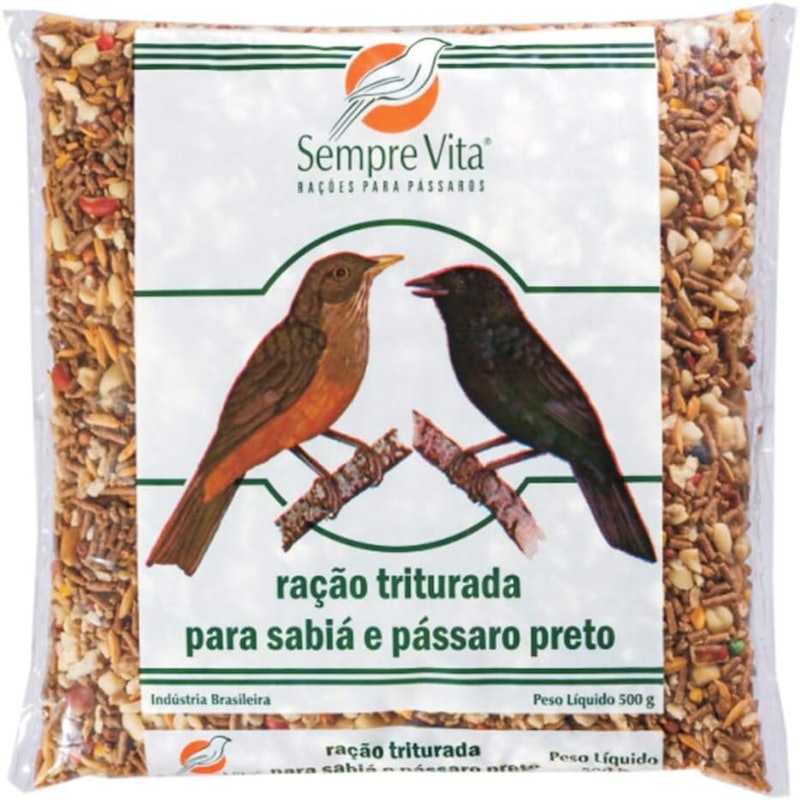 Ração Sempre Vita Triturado para Sabiás 1