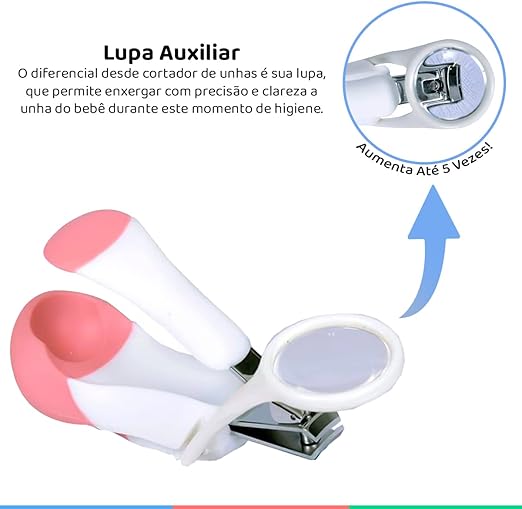 Cortador De Unhas Com Lupa    5