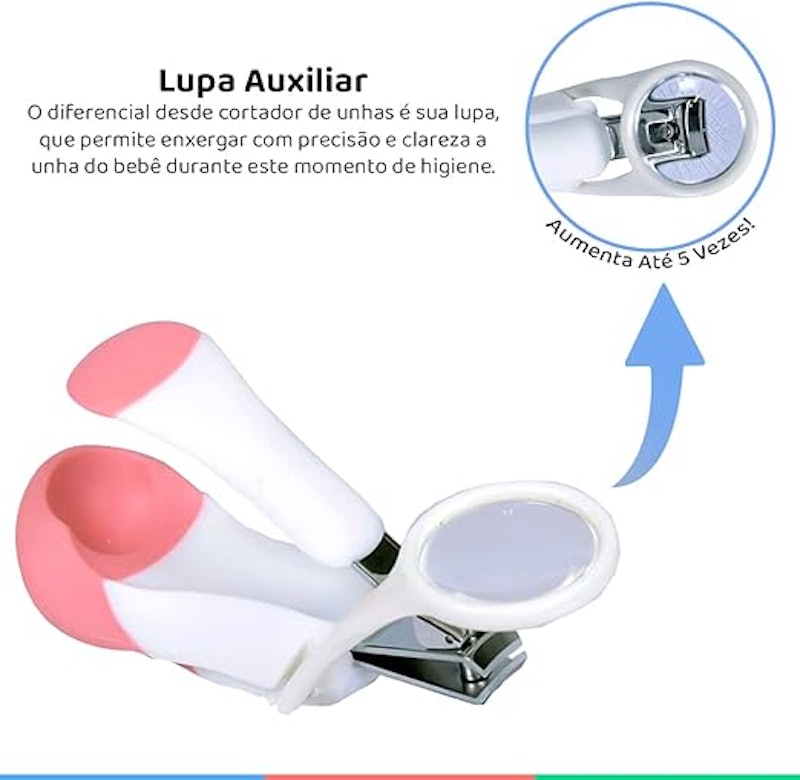 Cortador De Unhas Com Lupa 5