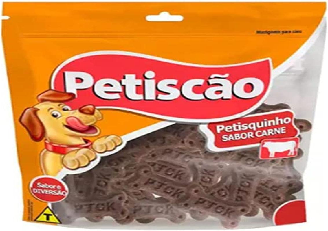 Bifinho Petiscão para Cães Sabor Carne Ossinho 1